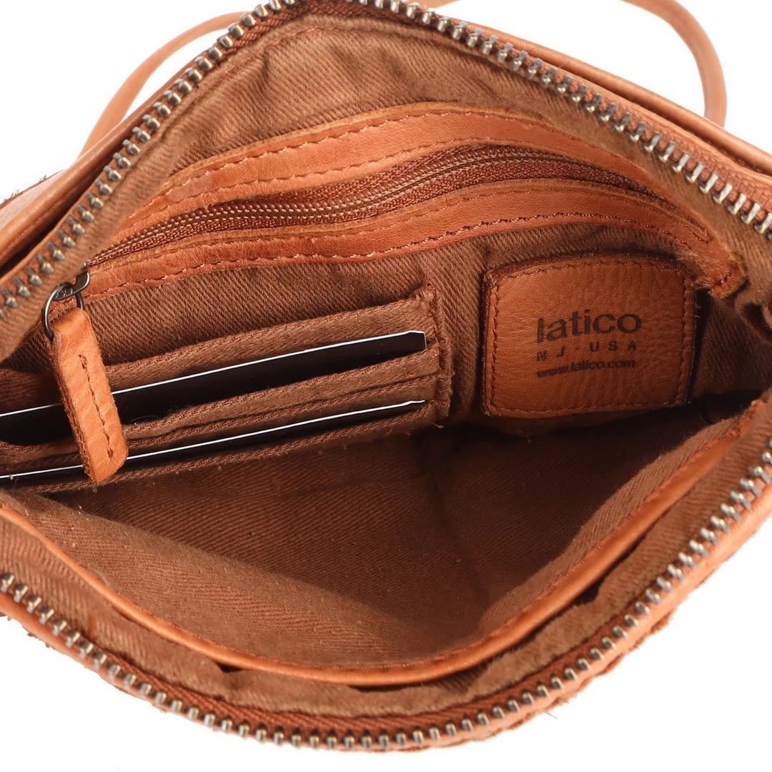 Latico Hope Crossbody Cognac Interior