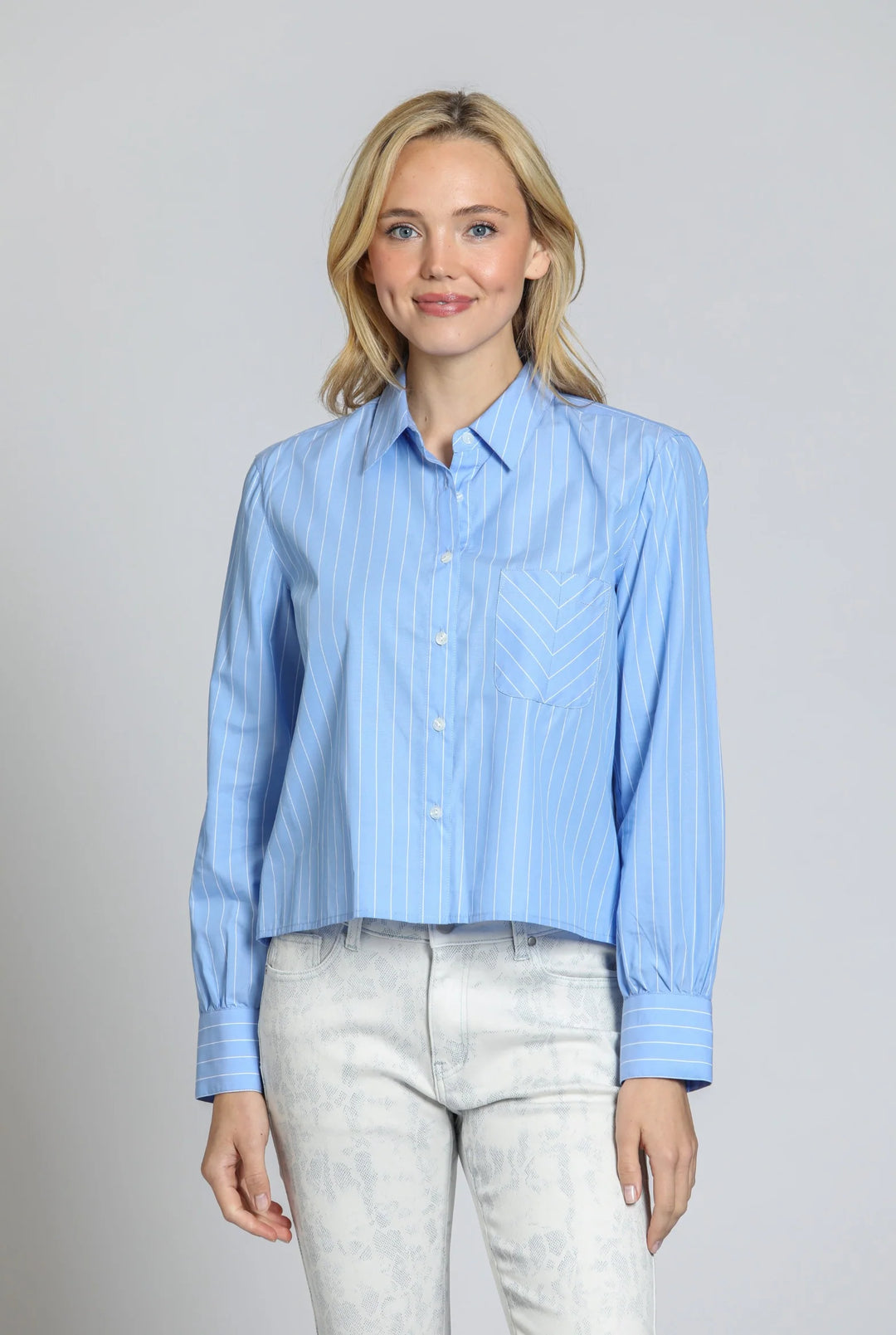 APNY Cropped Stripe Shirt 1