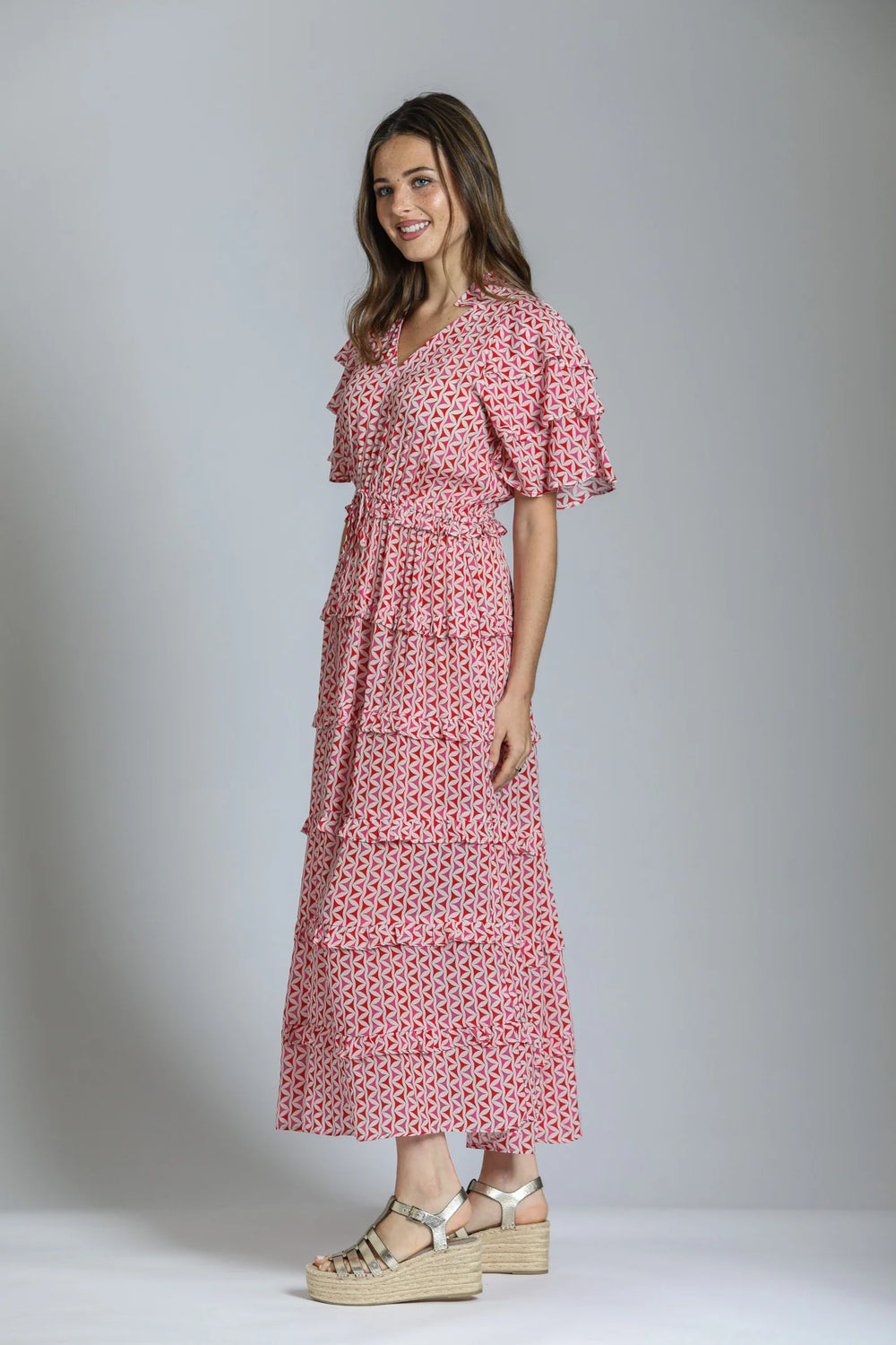 Ruffle & Tiered Maxi Dress 2