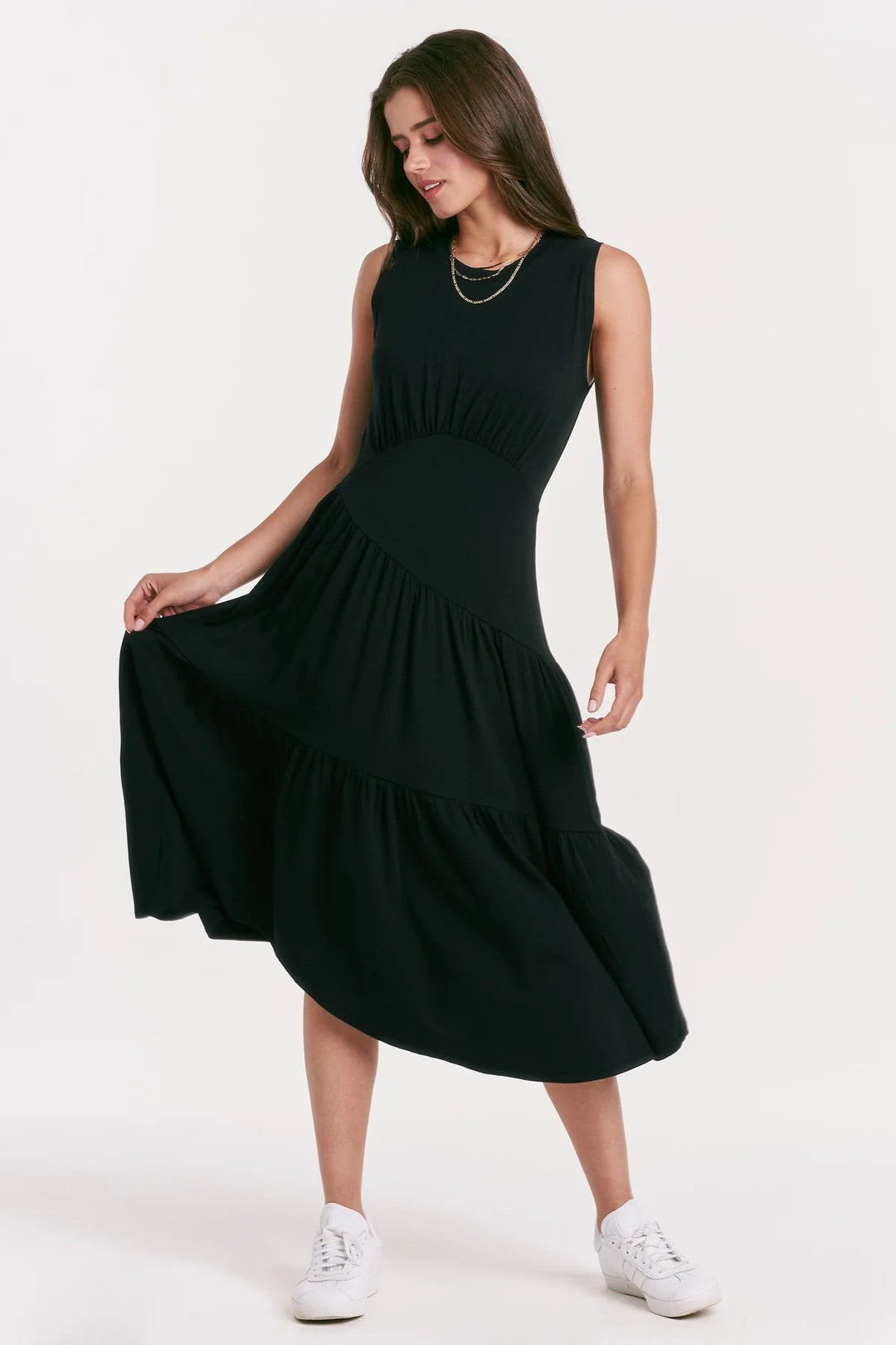 Rome Asymmetrical Hem Dress