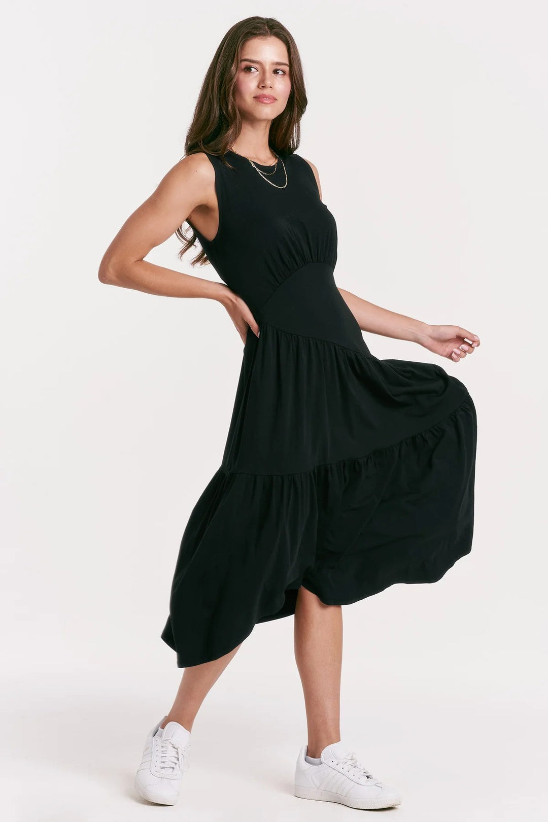 Rome Asymmetrical Hem Dress