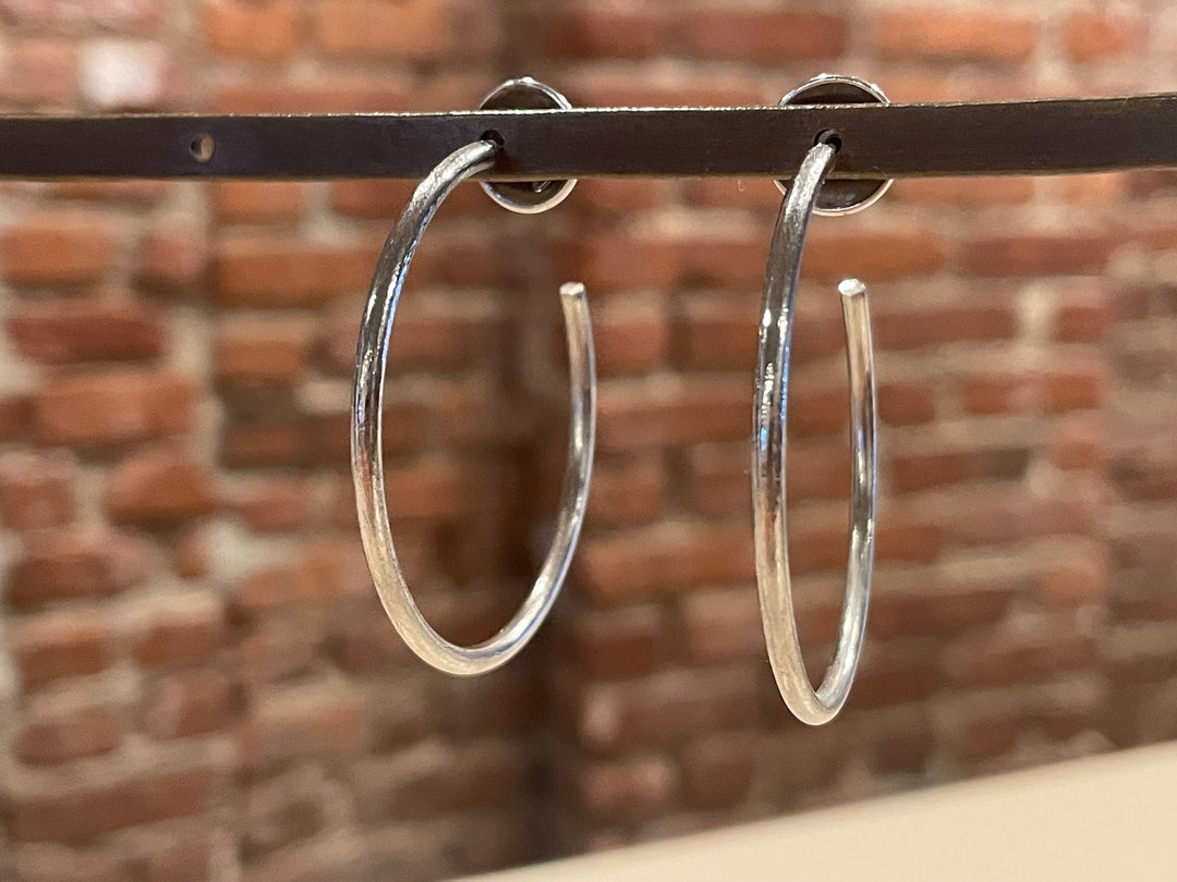 Abby Hoop Earrings Front