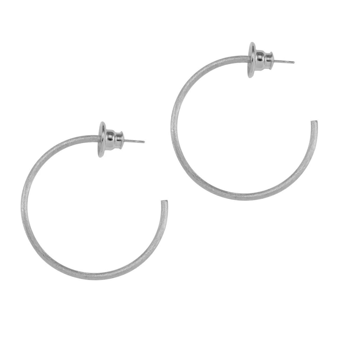 Abby Hoop Earrings Flat