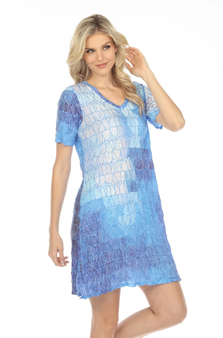 Short Sleeve Dress - Ice Sheet