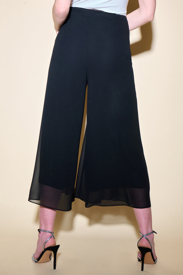 Chiffon Wide Leg Pants Style 234724 Back.