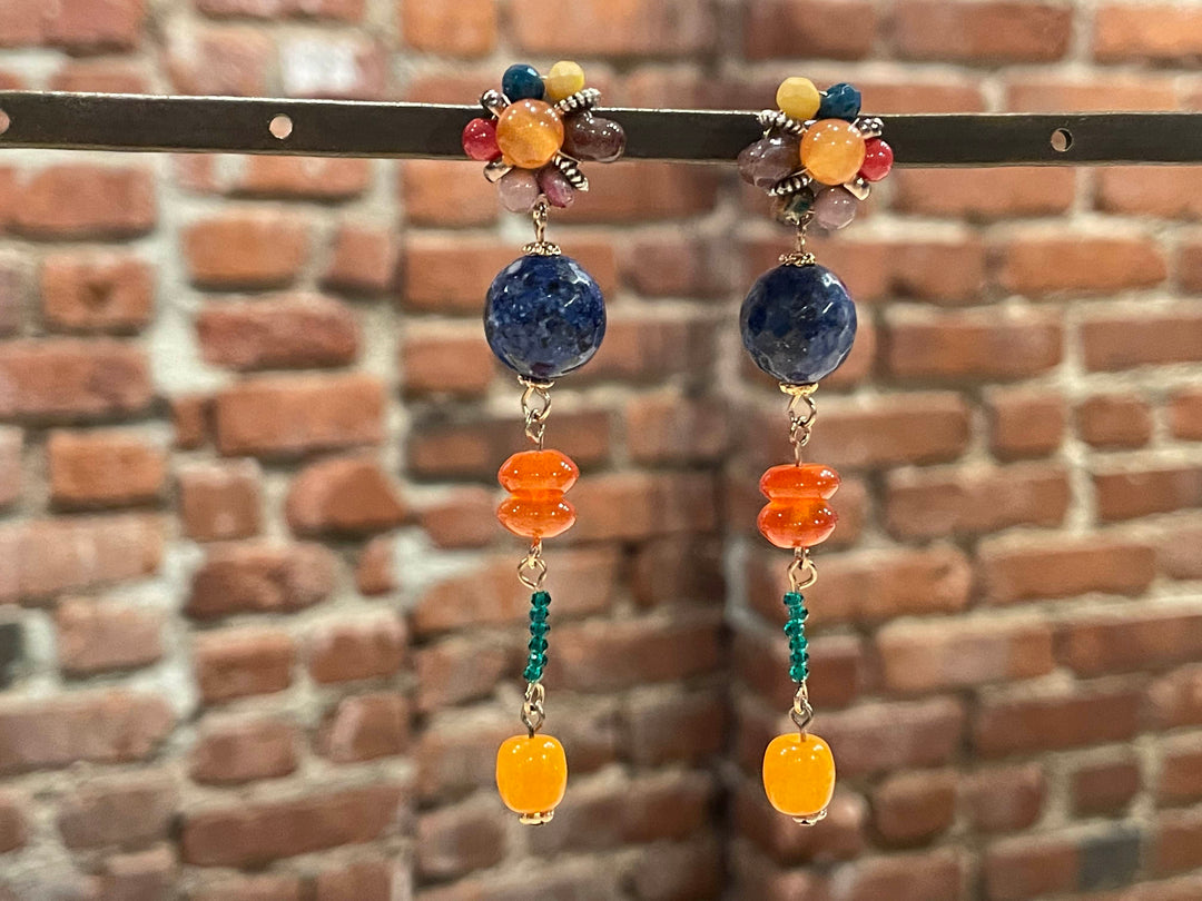 Beaded Drop Earrings