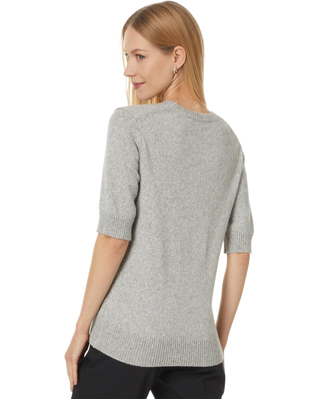 Elliott Lauren Better Half Elbow Length Crew Neck Sweater 4