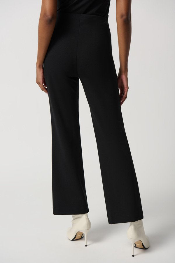 Heavy Knit Flared Leg Pant Style 234170 Back.