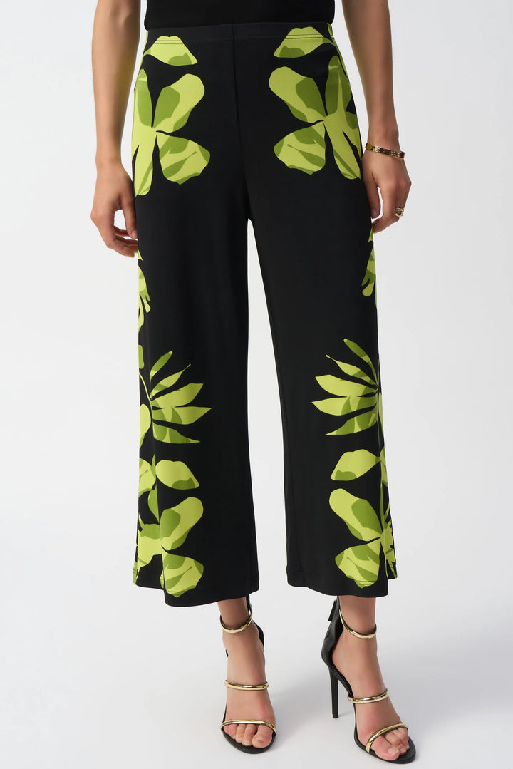 Floral Print Culotte Pants Style 251189 1