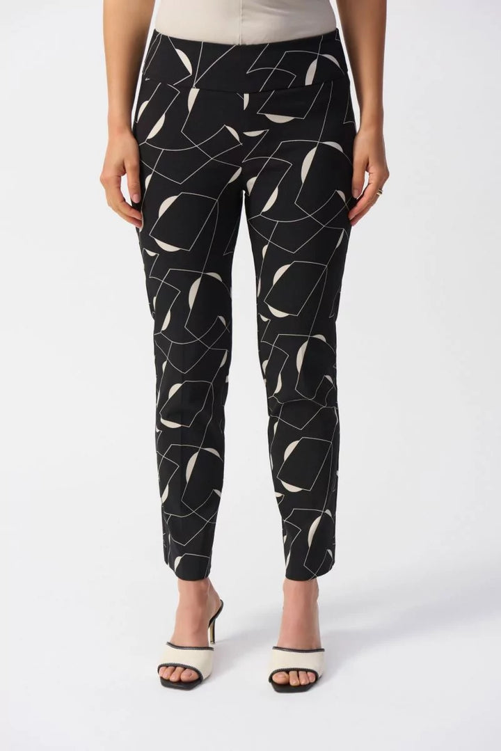 Millennium Geometric Print Straight Pants Style 251219 1