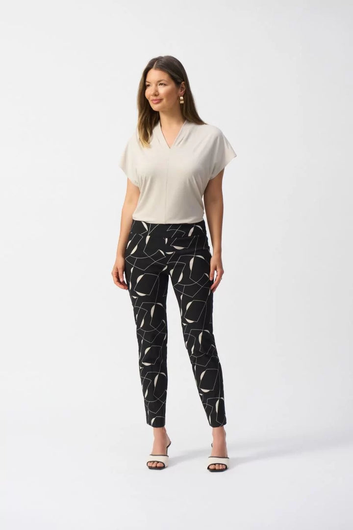 Millennium Geometric Print Straight Pants Style 251219 2