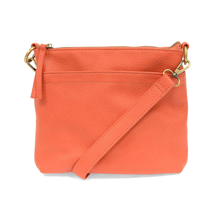 Layla Top Zip Crossbody Bag  Grapefruit Front