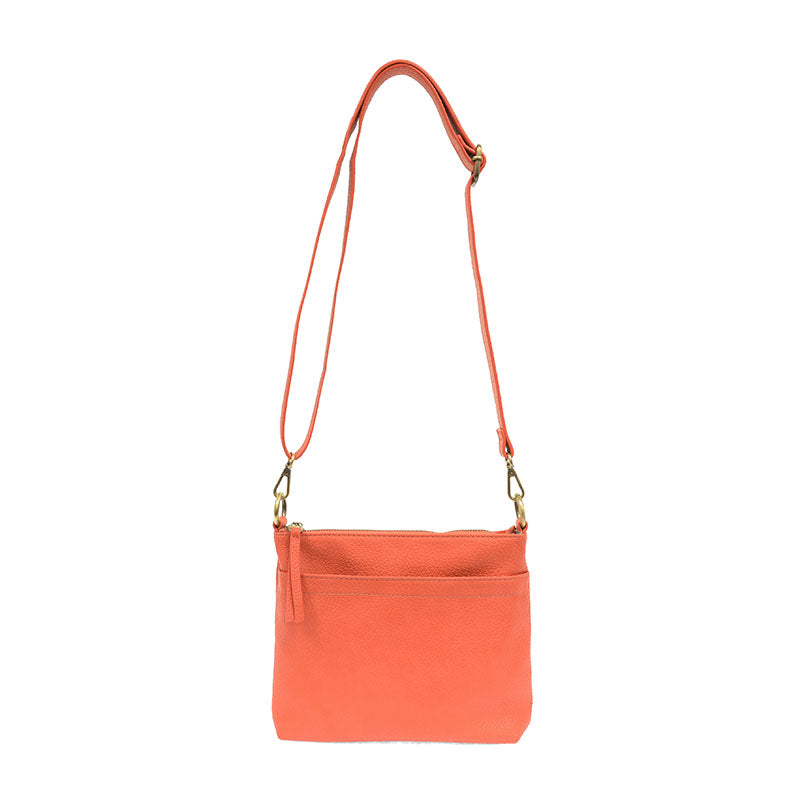 Layla Top Zip Crossbody Bag  Grapefruit full