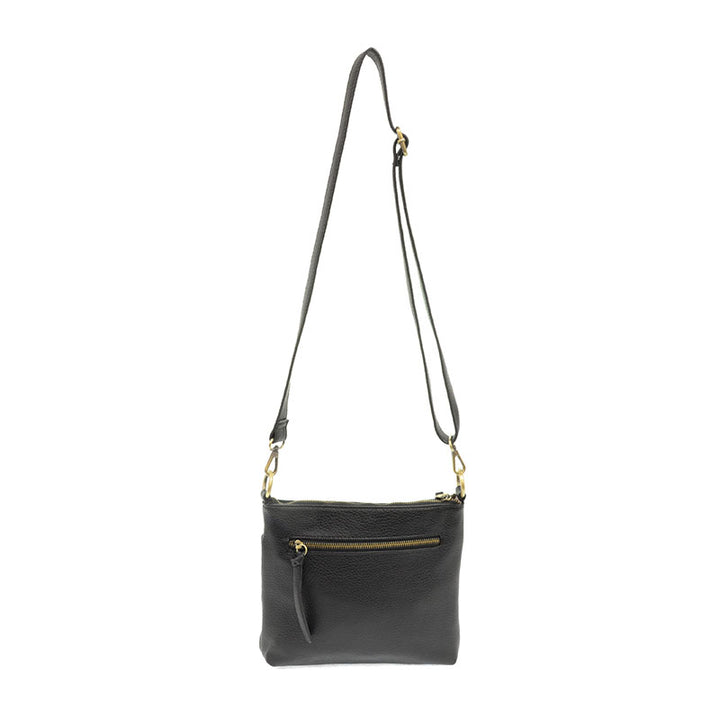 Layla Top Zip Crossbody Bag  Black Back