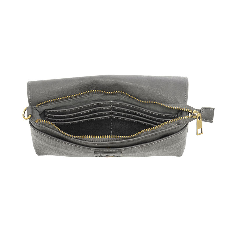 Everly Organizer Flap Crossbody Charcoal 5