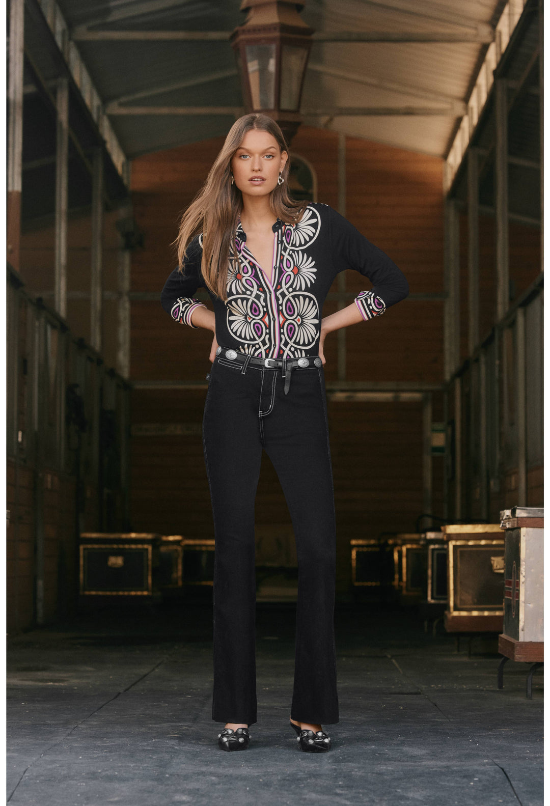 The Janie Favorite Button Front Shirt Siera