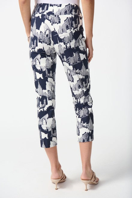  Joseph Ribkoff Cityscape Print Pants Style 242212 Back