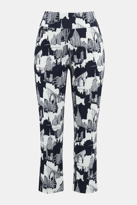 Joseph Ribkoff Cityscape Print Pants Style 242212 Self