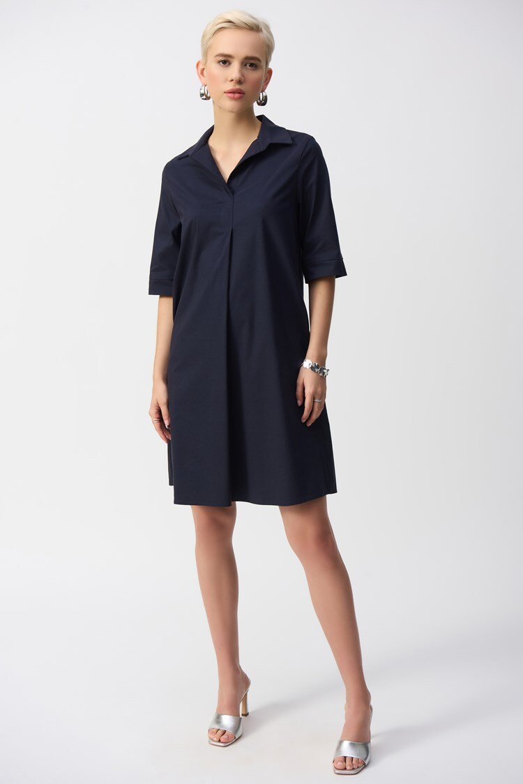 Stretch Poplin Trapeze Dress 2