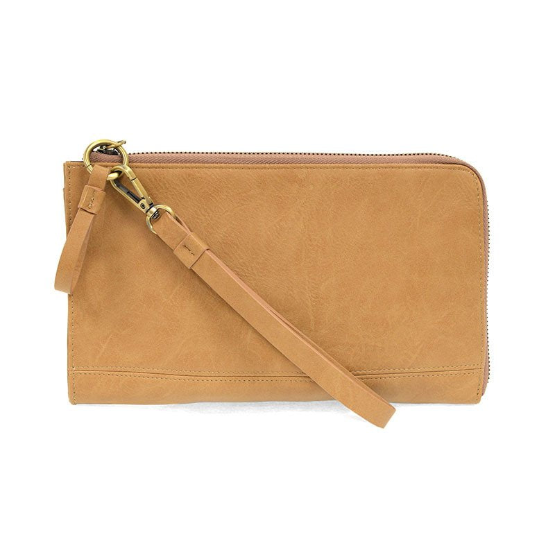 Karina Convertible Wristlet & Wallet Wheat Front