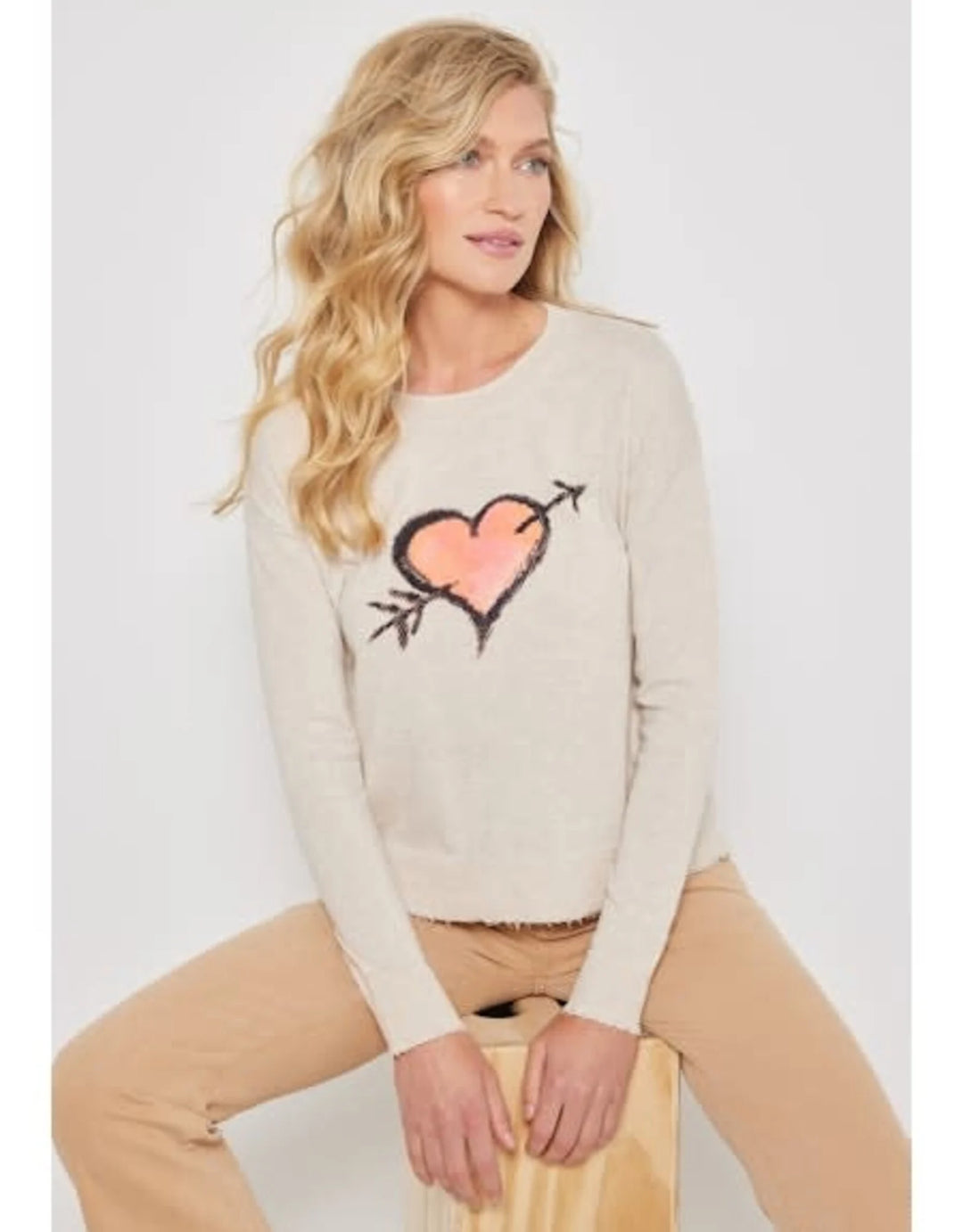 Cupid's Beau Sweater Almond 1