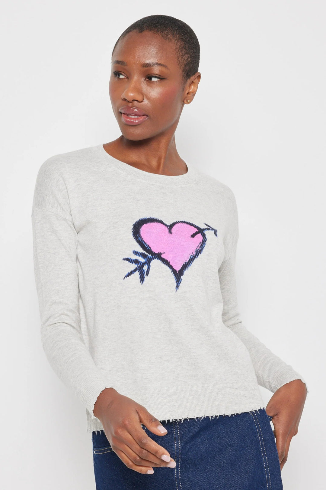 Cupid's Beau Sweater Grey Mist 1