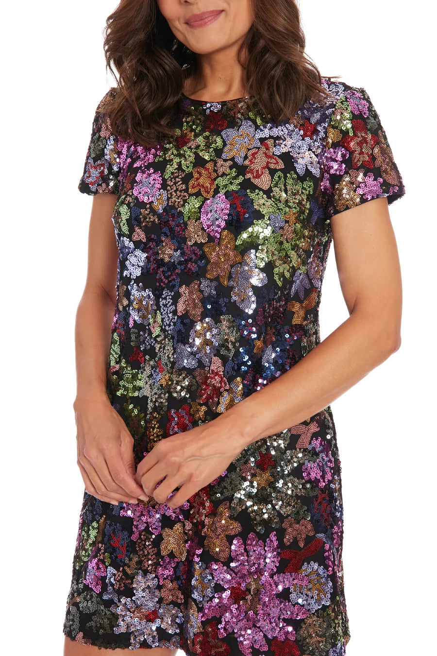 Amanda Sequin T-Shirt Dress 3