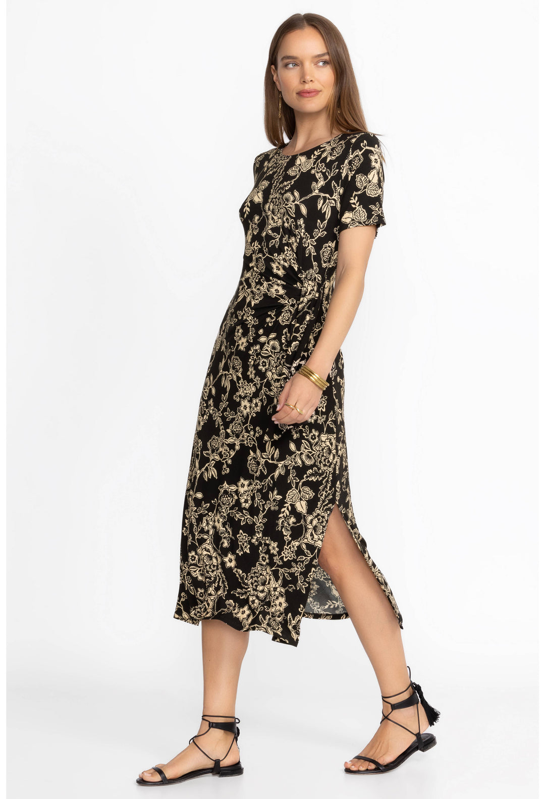 The Janie Favorite Side Tie Knit Dress Side