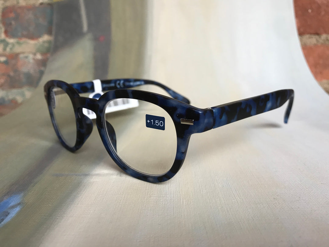 Peepers Navy Tortoise Headliner Readers