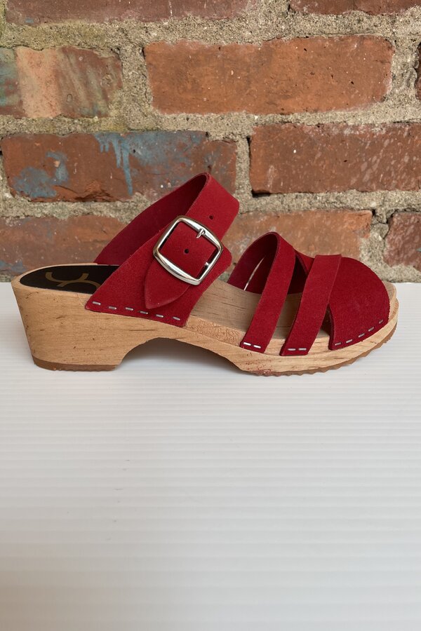 Cape Clogs Pia Red Clog Sandal