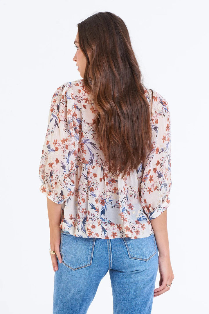 Dear John Malia V-Neck Top Spring Romance Back.