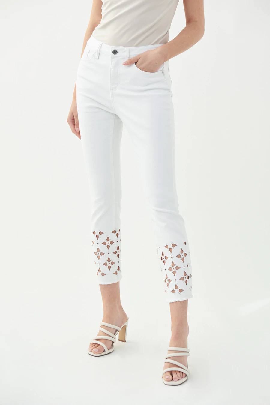 Joseph Ribkoff Cut-out Capris Style 221945