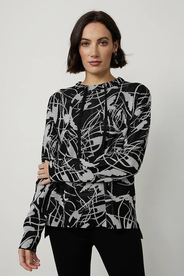 Joseph Ribkoff Metallic Jacquard Top Style-214931 at Village Vogue.