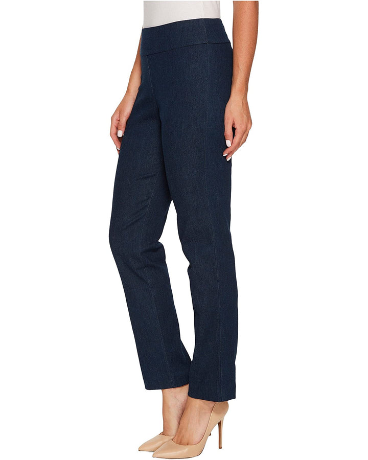 Pull-On Denim Ankle Pant