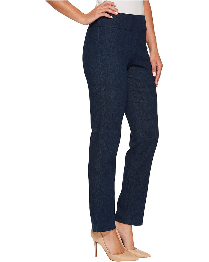 Pull-On Denim Ankle Pant