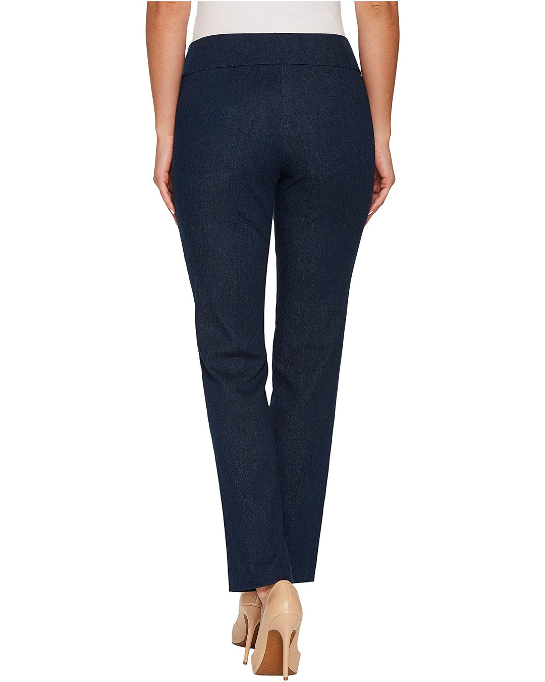 Pull-On Denim Ankle Pant