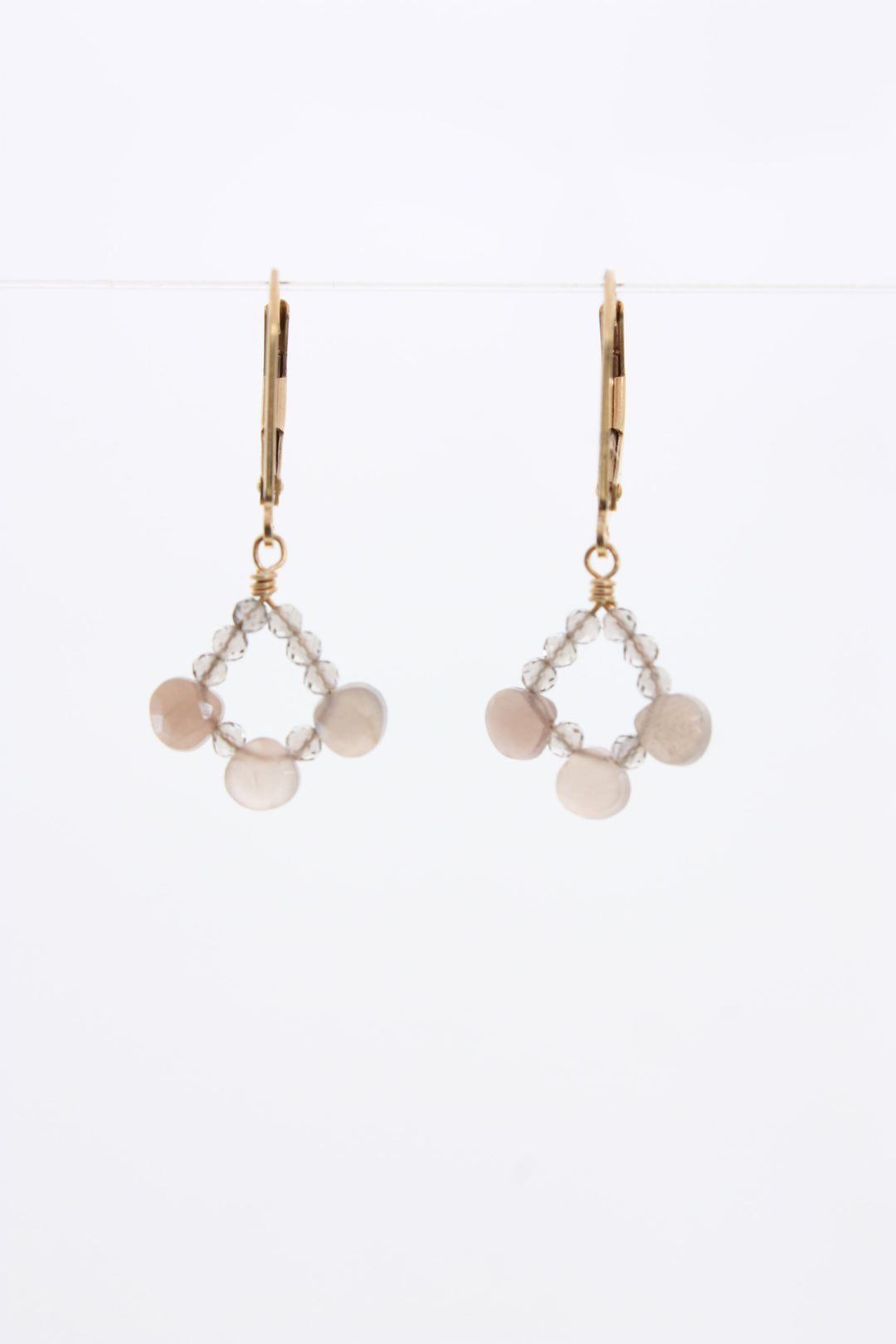 Smokey quartz earring Village Vogue 