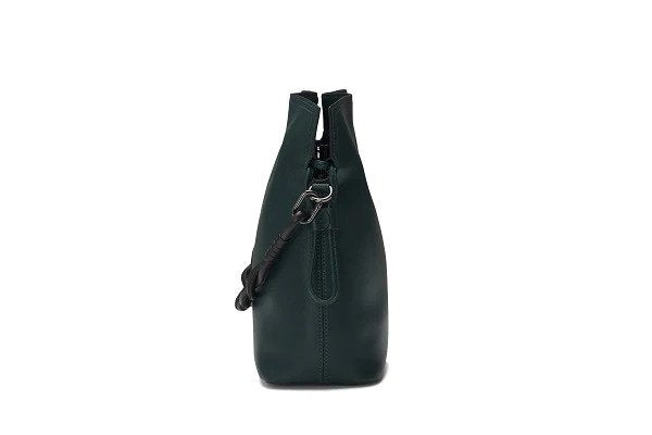 Oryany Madeline Bucket Bag Deep Green Half Turn.