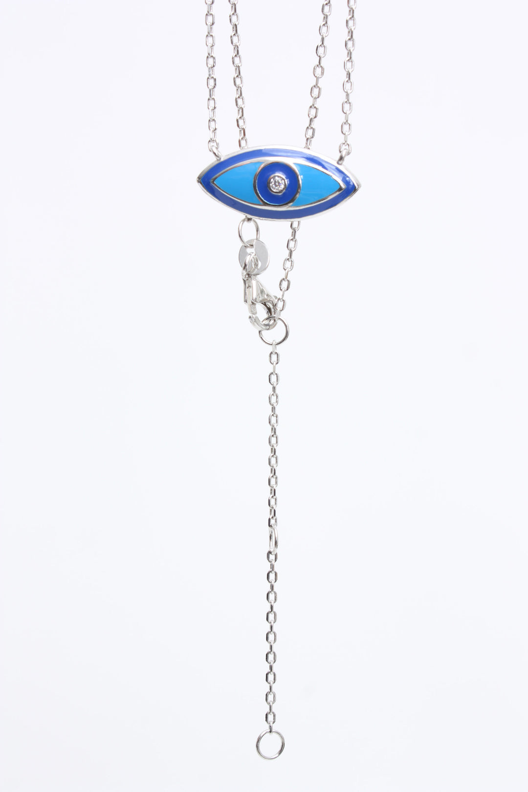 Village Vogue "Evil Eye" Oval Neckalce