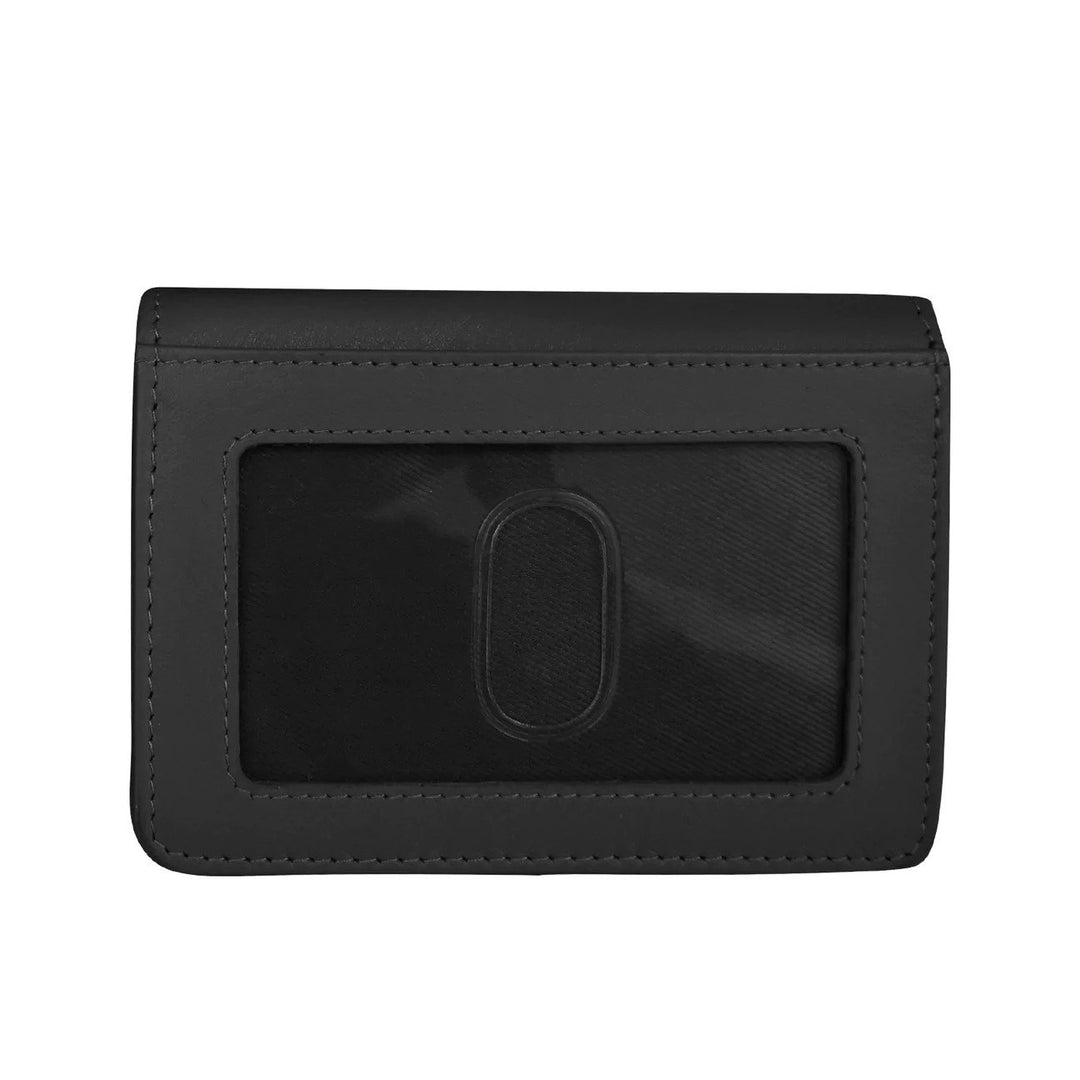 Key Ring Envelope Card Case Black Back.